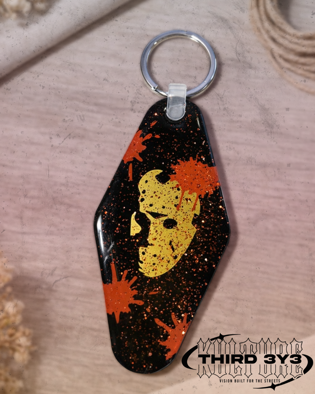 Camp Crystal Lake Motel Keychain