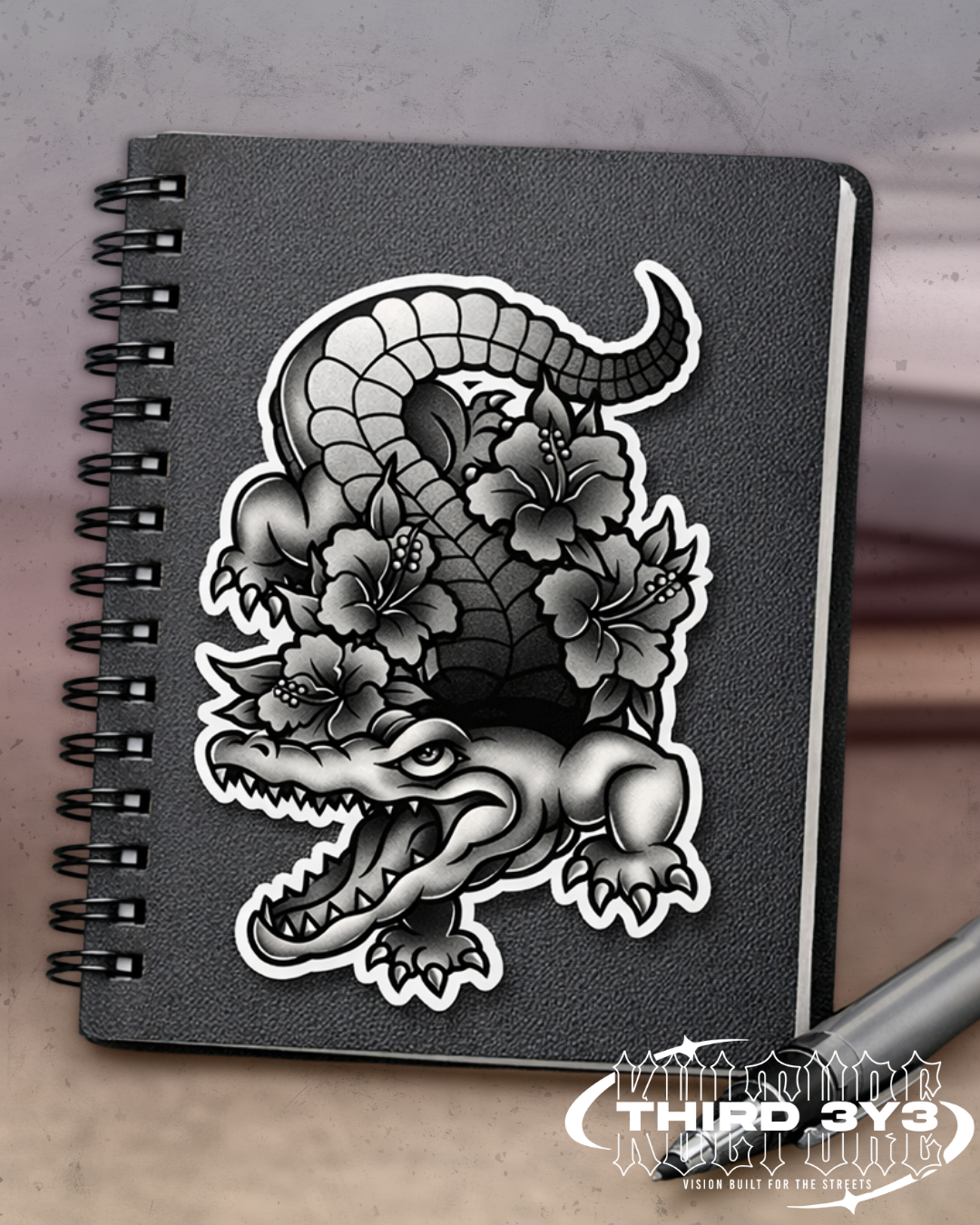 Gator Bite | Glossy Vinyl Sticker