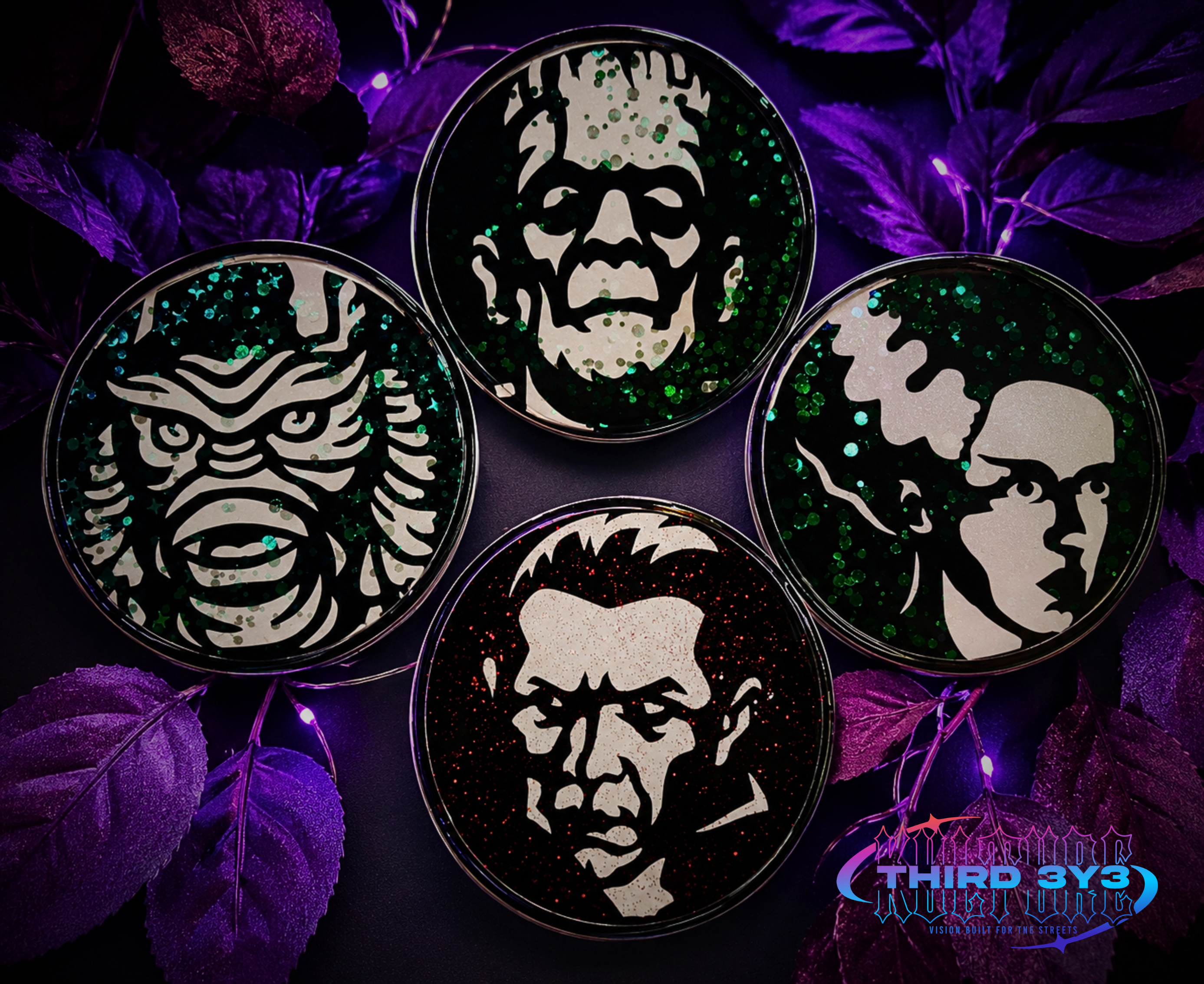 Horror Legends | Ceramic Coaster Set